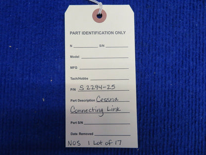 Cessna Caravan Connecting Link P/N S2294-25 LOT OF 17 (0522-629)