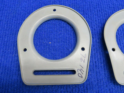 Piper Cover Assy Air Vent Flange LOT OF 2 P/N 65735-19 Blue Plastic (0222-621)