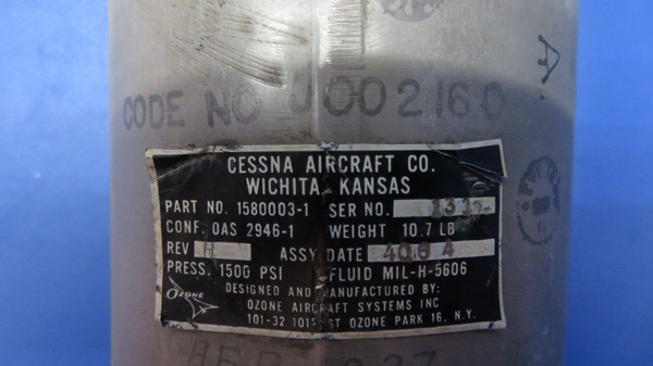 Cessna 337 Main Landing Gear Actuator P/N 1580003-1 CORE (0523-845)