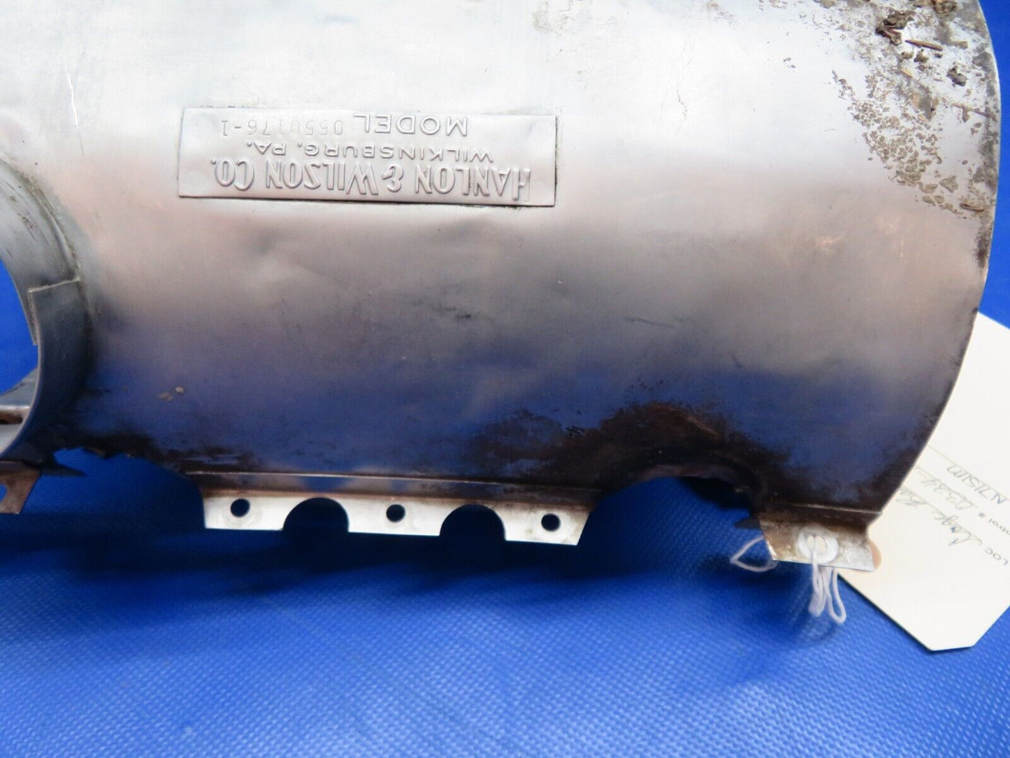 Cessna 175 Hanlon & Wilson LH Muffler Exhaust Shroud P/N 0550176-1 (0324-113)