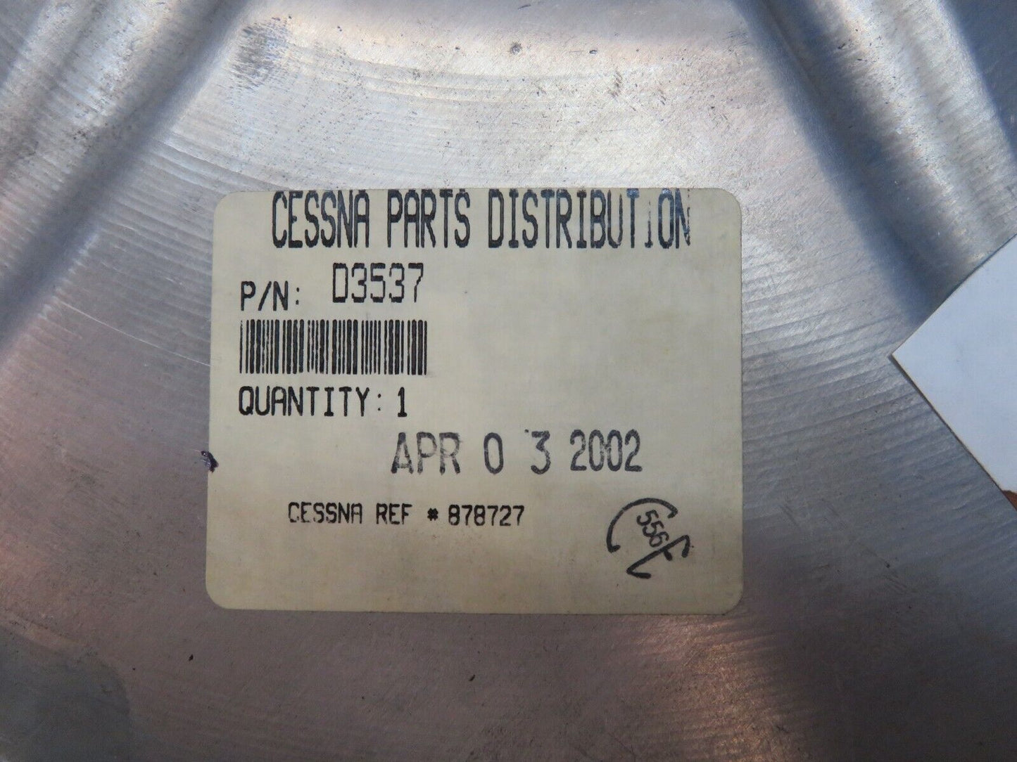 Cessna / McCauley Spinner Bulkhead P/N D3537 NOS (1122-101)