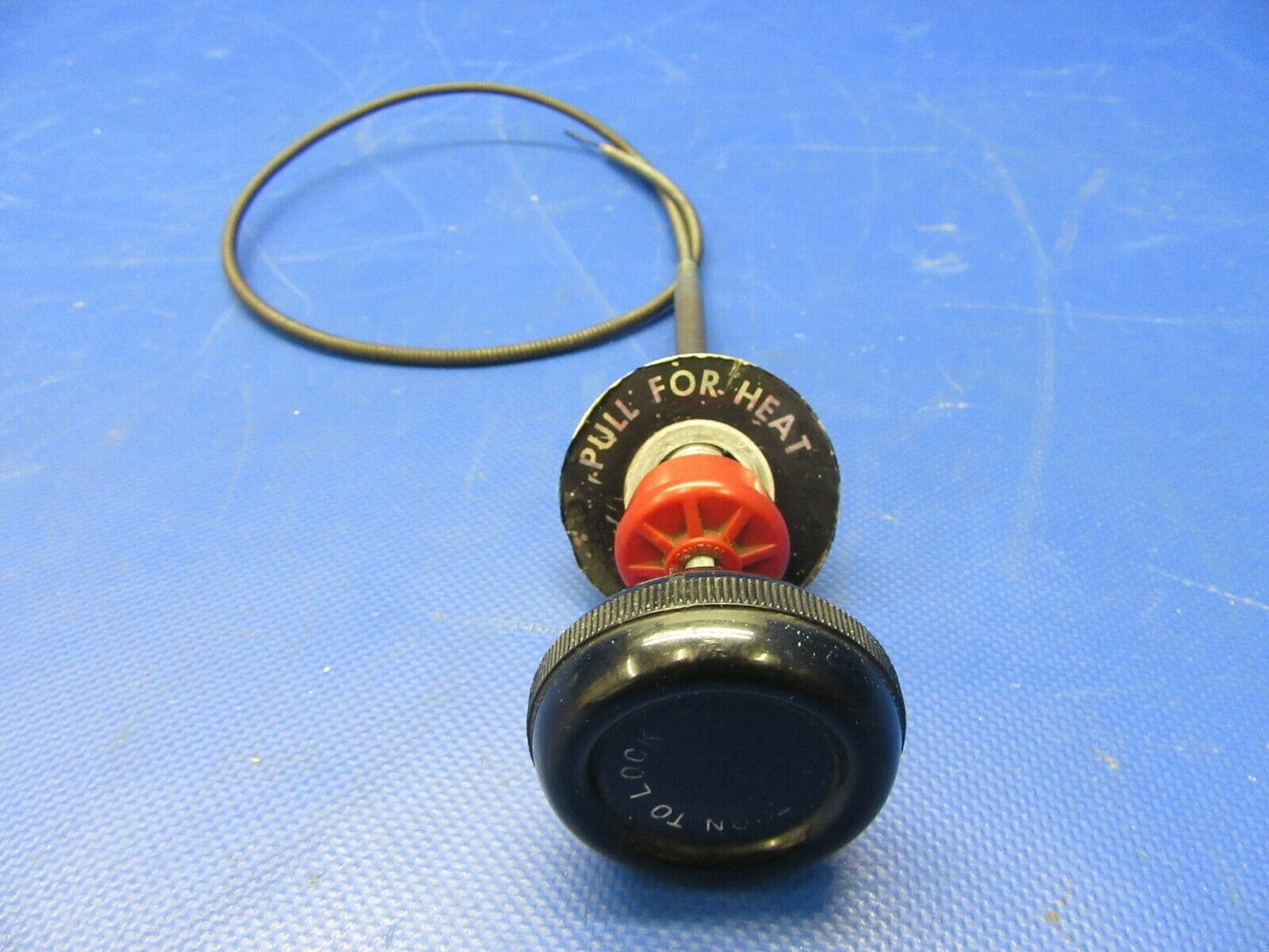 Brantly B2B Helicopter Cabin Heat Cable w/ Knob 35" (0921-493)