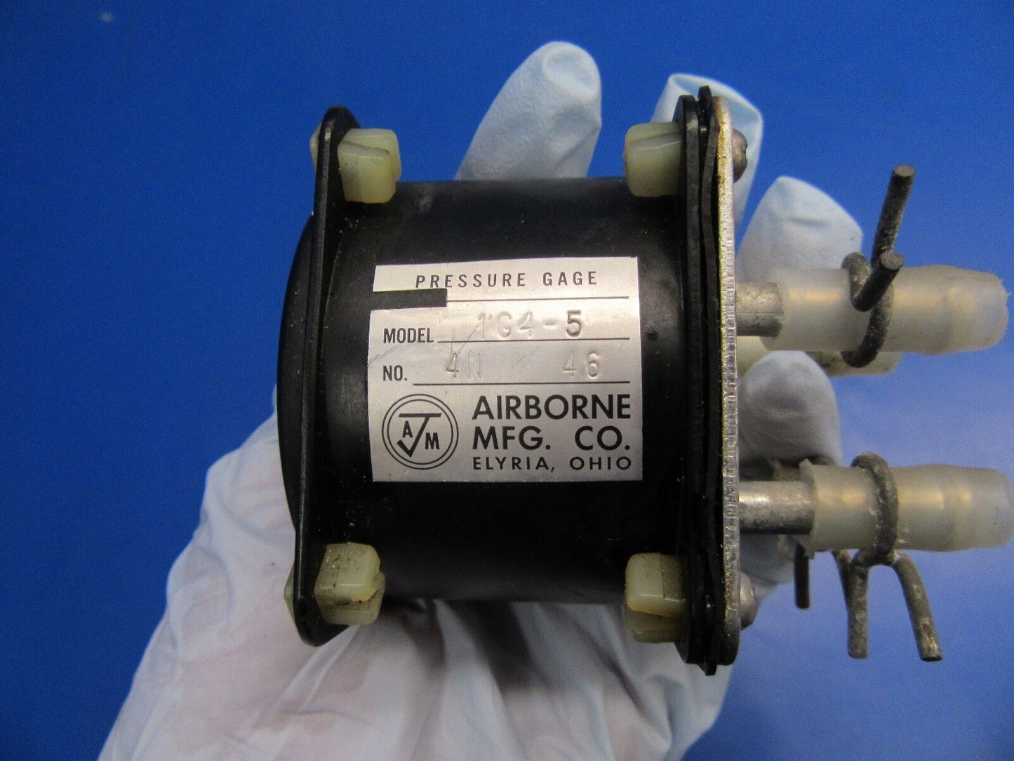 Airborne Gyro Pressure Gauge P/N 96-384013-1 & 1G45 (1017-40)