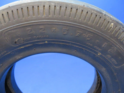 Goodyear Flight Eagle 22 x 5.75-12 8-Ply Tubeless P/N 301-385-860 NOS (1222-300)