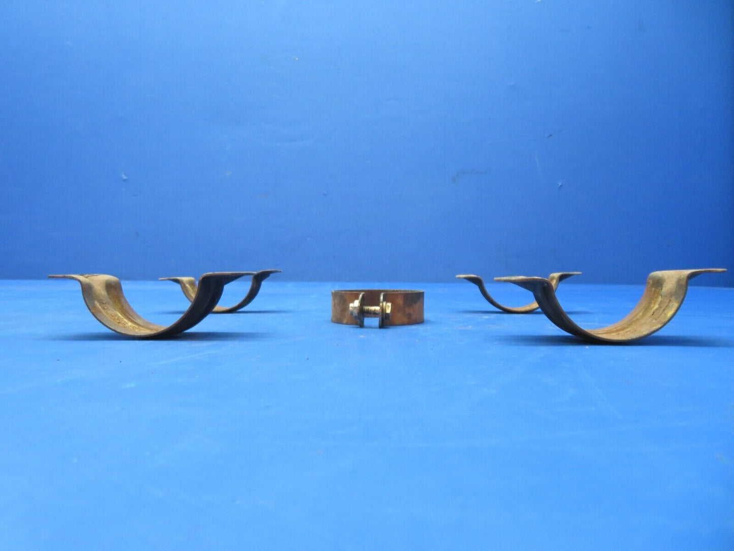 Beech B33 Debonair Exhaust Clamps P/N 186-8A, 35-950126 LOT (0923-617)