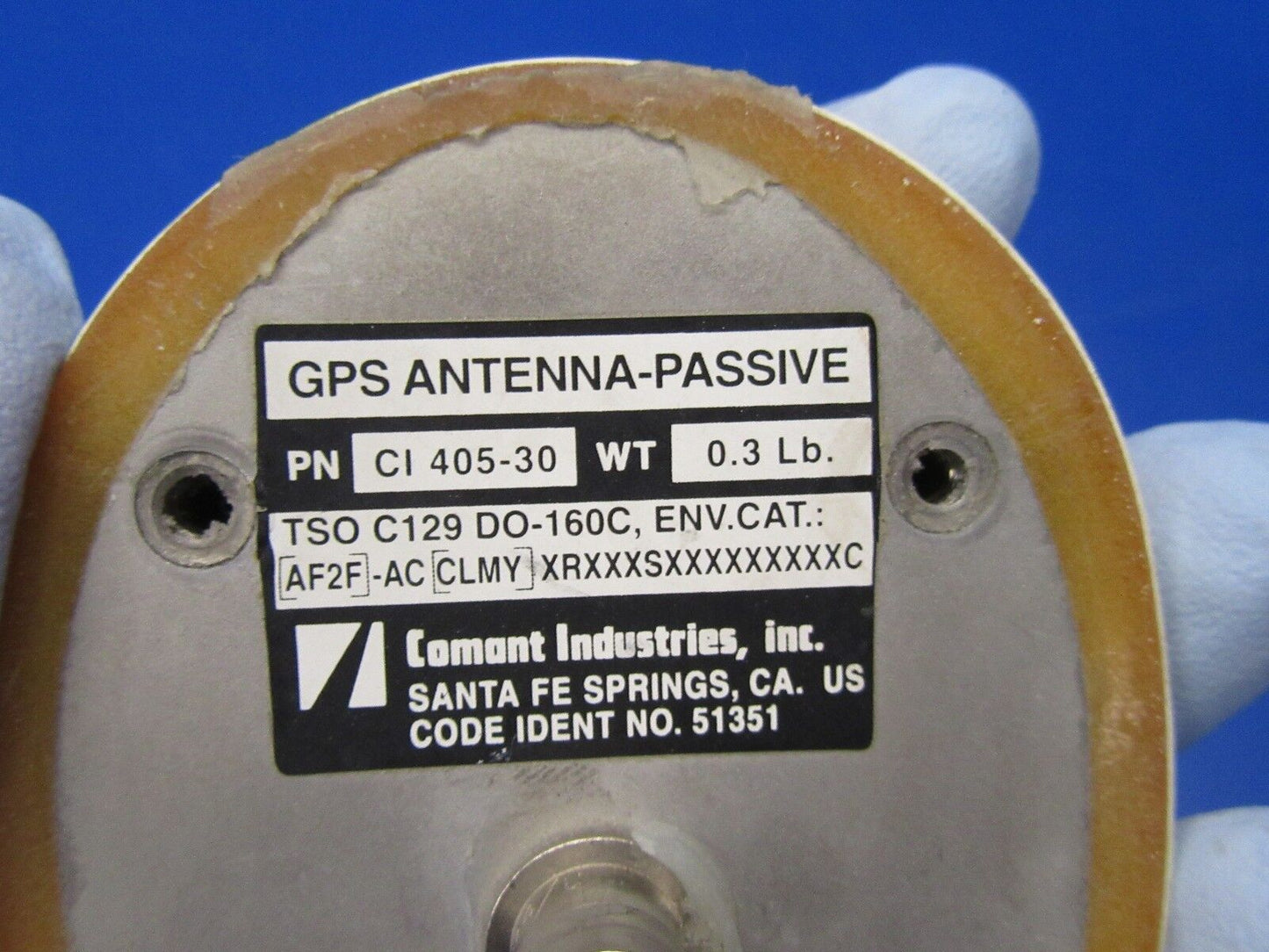 Comant GPS Antenna Classic P/N CI 405-30 (0518-378)