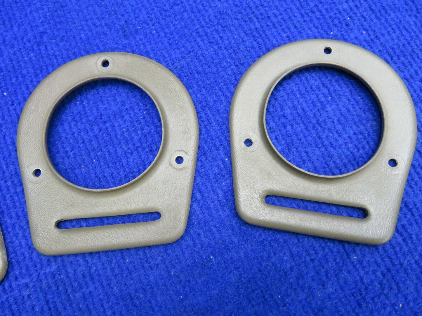 Piper Cover Assembly Air Vent Flange Olive Tone P/N 65735-19 LOT OF 4 (0222-388)