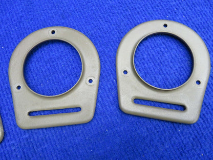 Piper Cover Assembly Air Vent Flange Olive Tone P/N 65735-19 LOT OF 4 (0222-388)