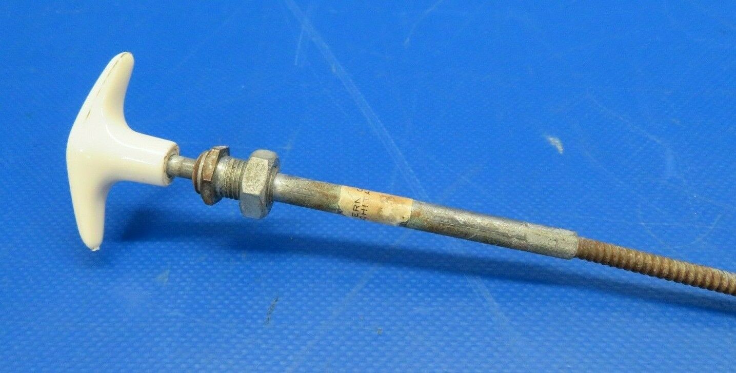 Beech Baron E-55 Parking Brake Control Cable P/N 35-380063-9 (0120-194)