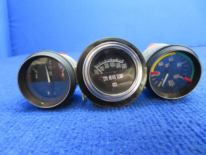 Lake LA-4-200 Turbo Stewart Warner Gauges LOT OF 6 P/N 823697, 823835 (0622-778)