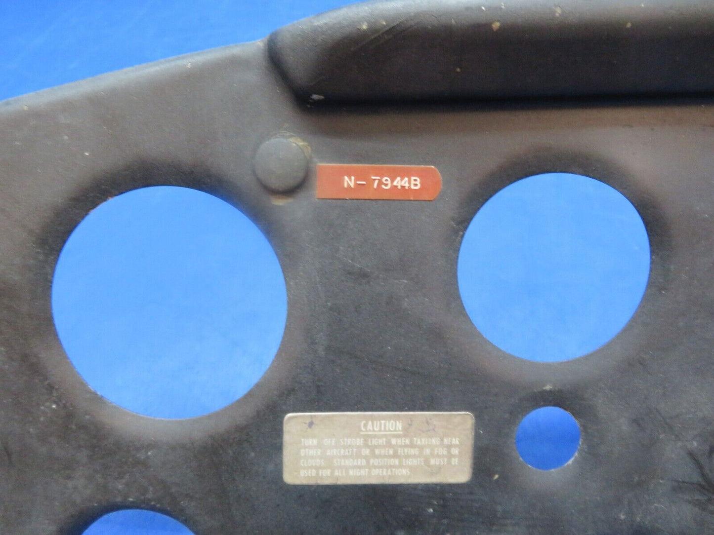 Early Cessna 172 Instrument Panel Cover Assy P/N 0513004-35 (1223-110)