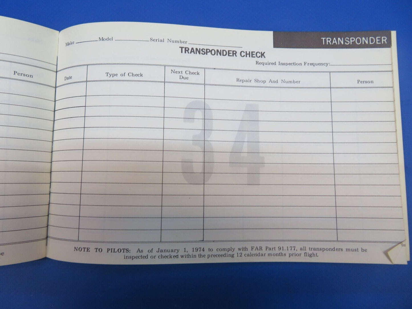 Aviation Maintenance Aircraft Radio Log Books LOT OF 109 NOS  (1022-563)