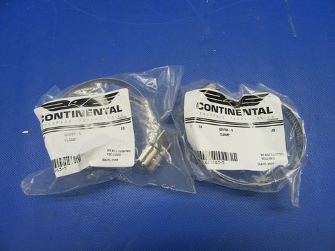 Continental Clamp 1.875 X 2.8437 P/N 629163-5 LOT OF 2 NOS (0721-367)