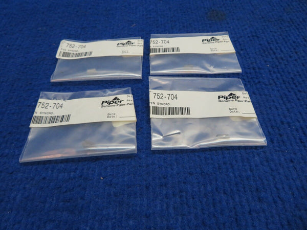 Piper Pin-Roll Pin P/N 752-704 LOT OF 4 NOS (0622-314)