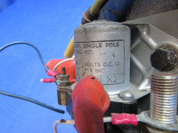 Piper PA-28R-180 Battery Box Assy w/ Lid & Relay 12v P/N 63888-00 (1123-403)