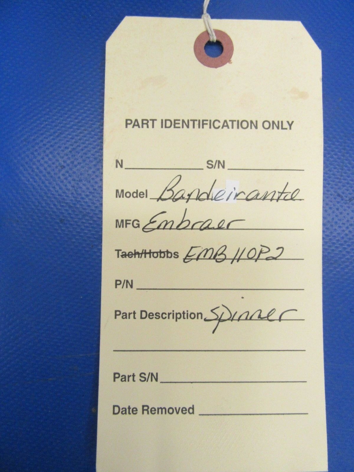 Embraer EMB-110 P2 Bandeirante Bandit Propeller Spinner (0918-269)
