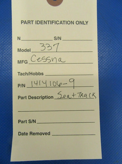 Cessna Skymaster 337 Seat Track / Seat Rail 1414106-09 (1219-68)