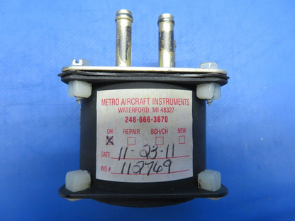 Parker Airborne Suction Gauge P/N 1G2-9 (1223-1003)