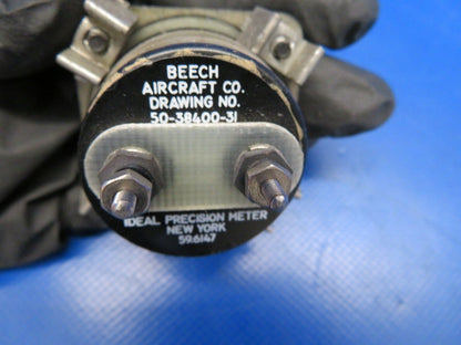Beech Baron 95-B55 Ideal Precision Meter Anti Ice Gauge 50-384001-31 (0120-69)