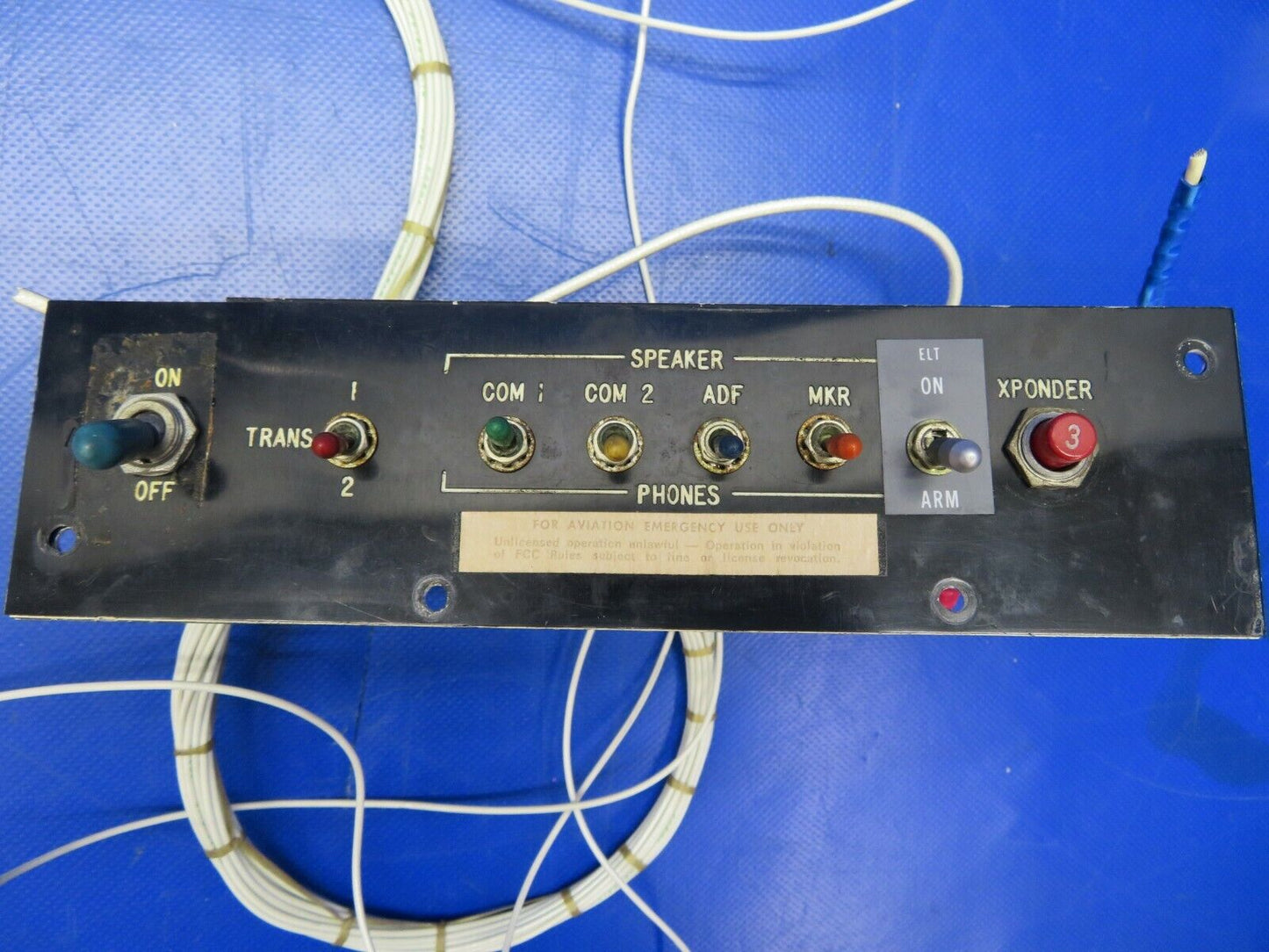 Bonanza G35 Panel Switch, Potter Brumfield Relay, Mallory 4MFD50VOC (0620-544)