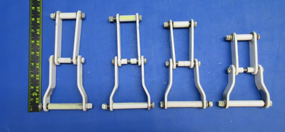 Cessna 310 / 310I LH Flap Scissors INBD & OTBD P/N 0862101-9 SET OF 4 (1023-744)