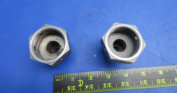 Cessna 172 / 172I Main Gear Axle Nut P/N 0741047-1 LOT OF 2 (0923-864)