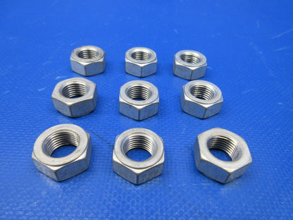 Lycoming Nut P/N STD-2090 LOT OF 9 NOS (1223-666)
