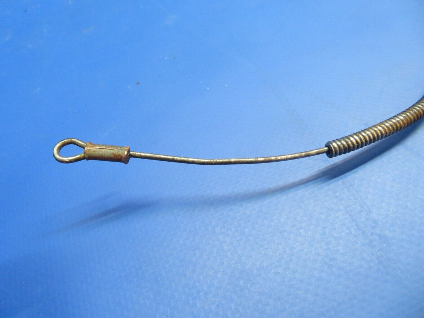 Brantly B2B Helicopter Nose / Trim Cable w/ Bracket P/N 418, 419-1 (1022-842)