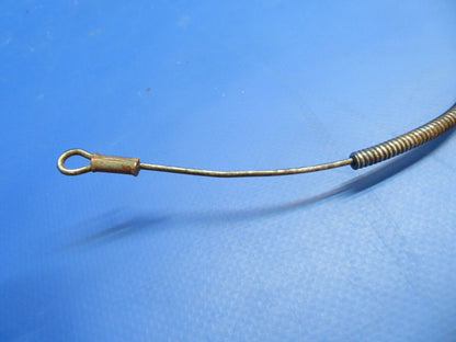 Brantly B2B Helicopter Nose / Trim Cable w/ Bracket P/N 418, 419-1 (1022-842)