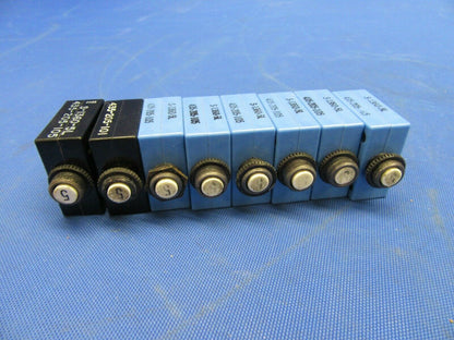 Cessna 182P Wood Electric Circuit Breaker 5 AMP S-1360-5L LOT OF 8 (0920-352)