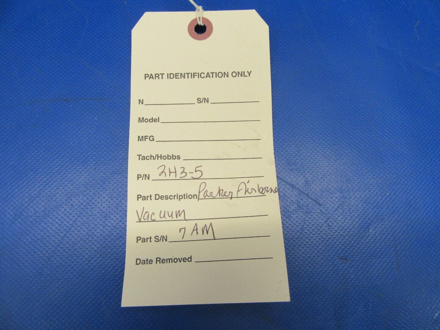 Airborne Vacuum Regulating Valve P/N 2H3-5 (0519-300)