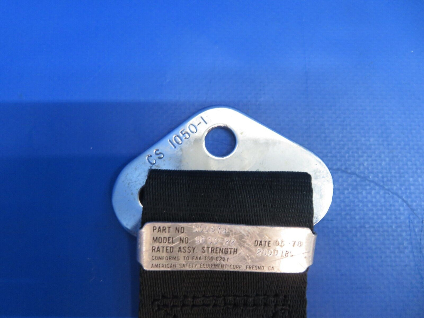 Piper PA-34-200T Seneca II FWD Lap Belt American Safety P/N 500577 (0223-932)