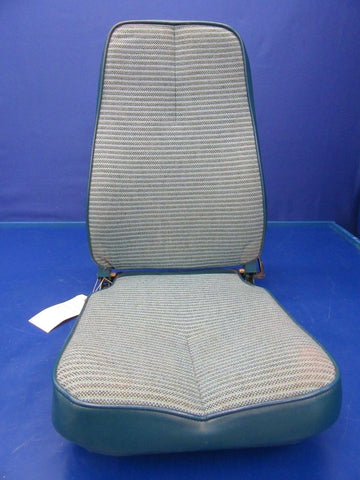 Piper PA-32 Cherokee Six Center Seat Turquoise Leather Trim / Cloth (0418-200)