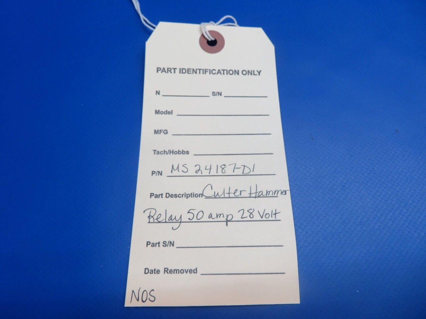 Cutler Hammer Relay 50 Amp 28 Volt P/N MS24187-D1  (0922-923)