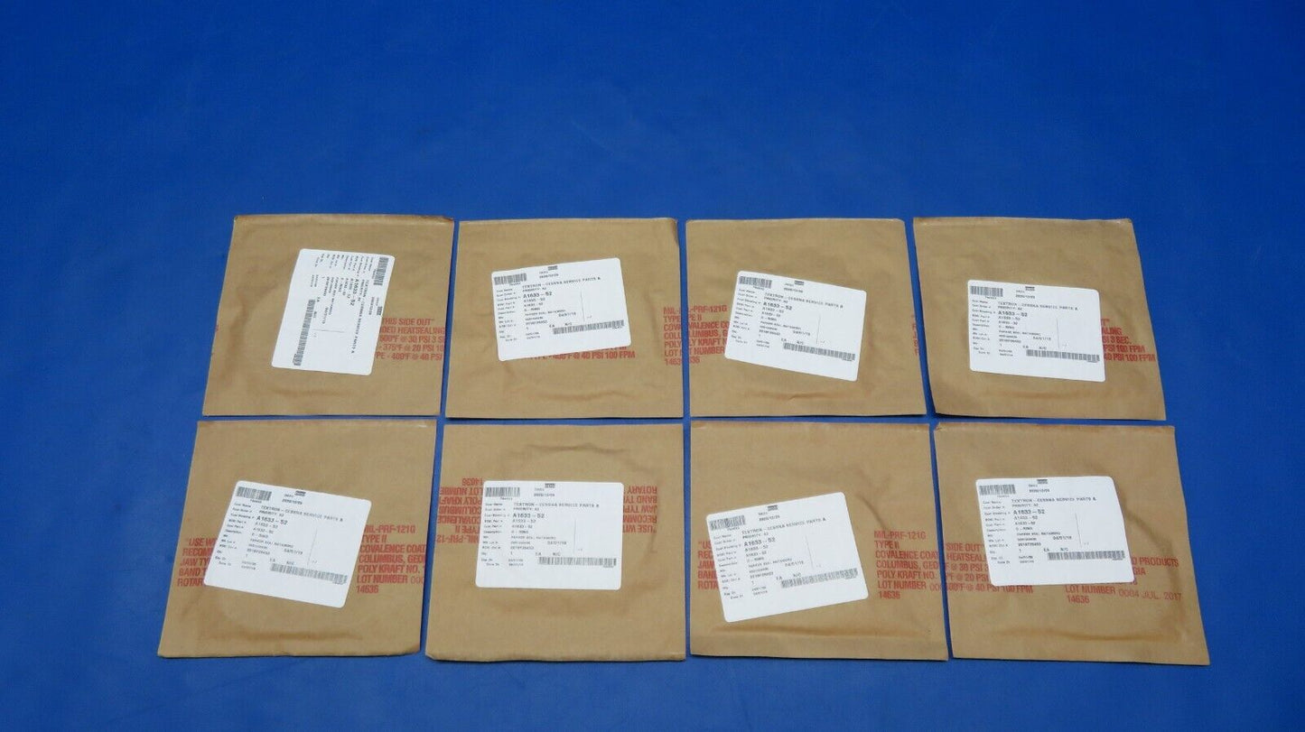 McCauley Propeller O-Ring w/ Paperwork P/N A1633-52 LOT OF 8 NOS (0523-261)