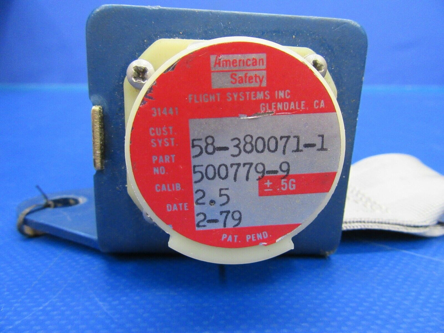 Beech American Safety Inertia Reel Shoulder Harness Gray 58-380071-1 (0719-103)