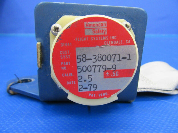 Beech American Safety Inertia Reel Shoulder Harness Gray 58-380071-1 (0719-103)
