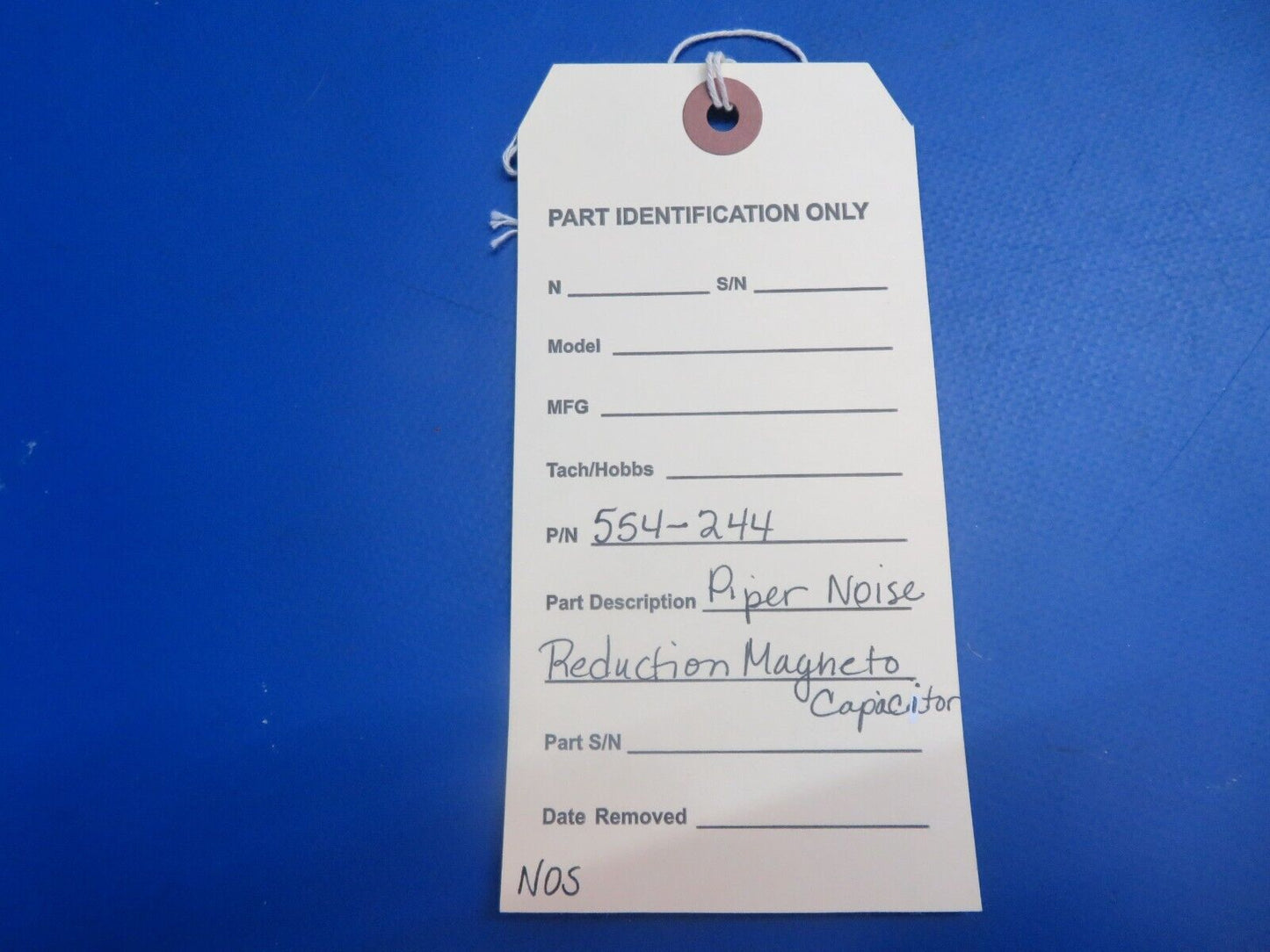 Piper Noise Reduction Magneto Capacitor P/N 554-244 NOS (1122-573)