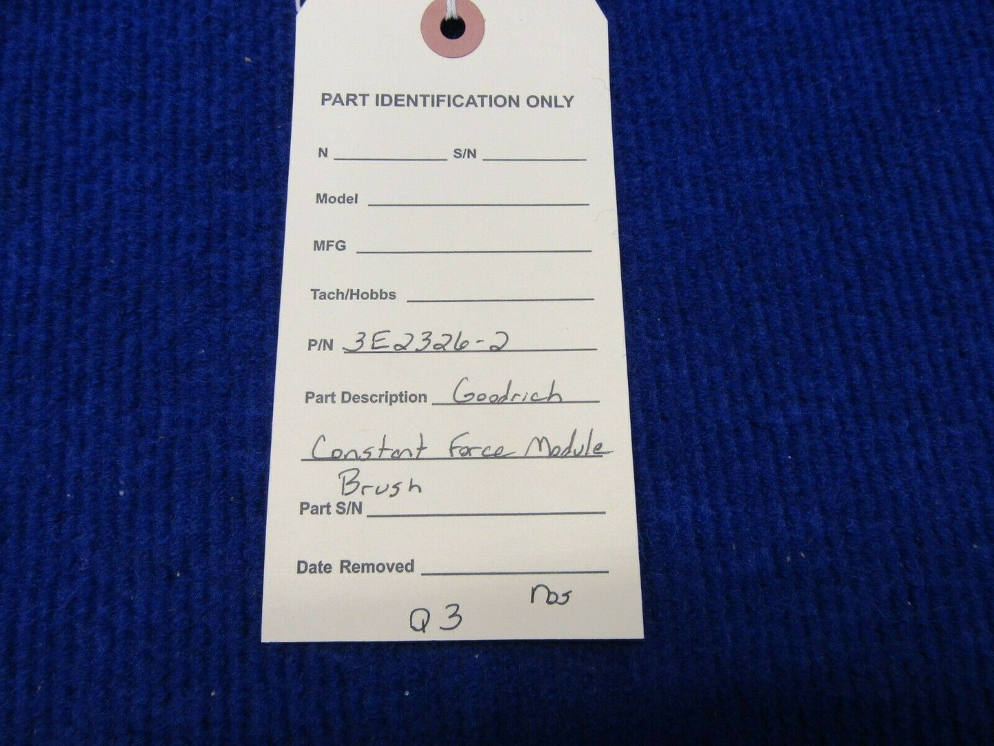 Goodrich De-ice Constant Force Module Brush NOS P/N 3E2326-2 (1221-501)