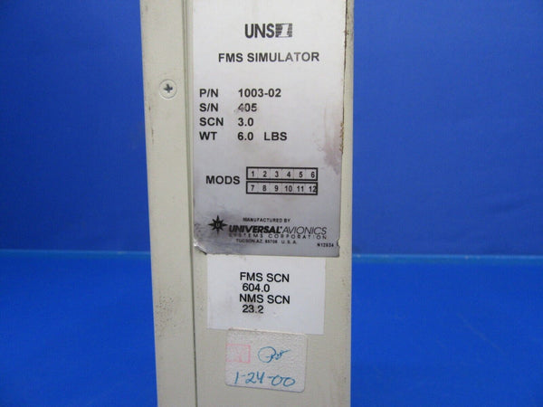 Universal Avionics Systems FMS Simulator P/N 1003-02 (1119-301)