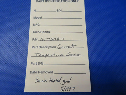 Garrett Temperature Sensor P/N 617508-1 (0821-723)