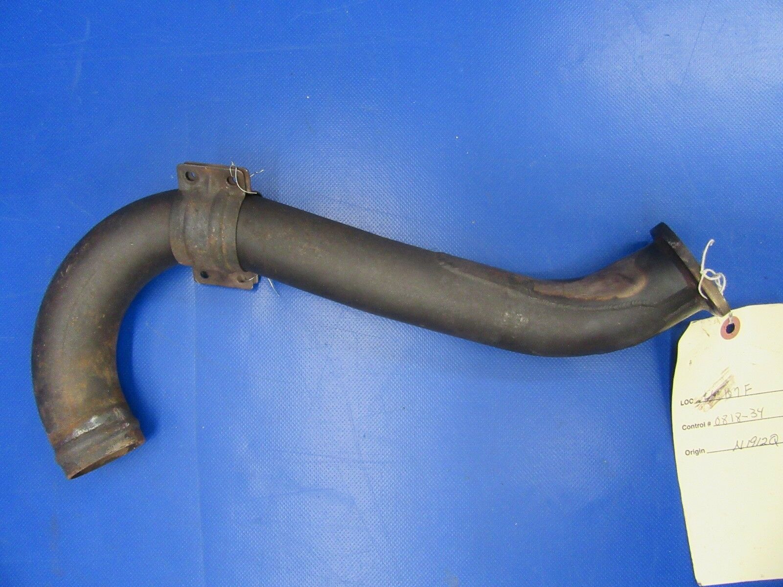 Cessna 177RG Cardinal Exhaust Riser INBD RH P/N 2054002-16 (0818-34)