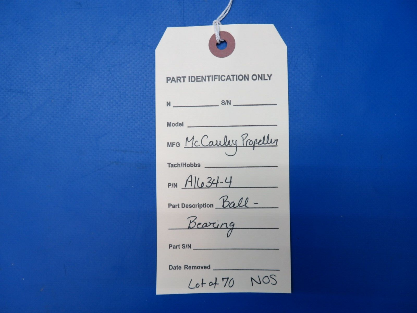 McCauley Threaded Propeller Ball Bearing LOT OF 70 P/N A1634-4 NOS (0523-616)