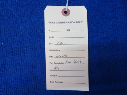 Piper Arm Rest RH P/N 66710 (0722-675)