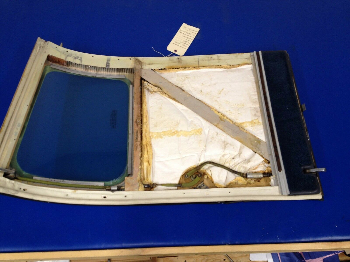 Beech Baron 58 Utility Baggage Door AFT Green Tint P/N 36-430011-485 (0217-164)