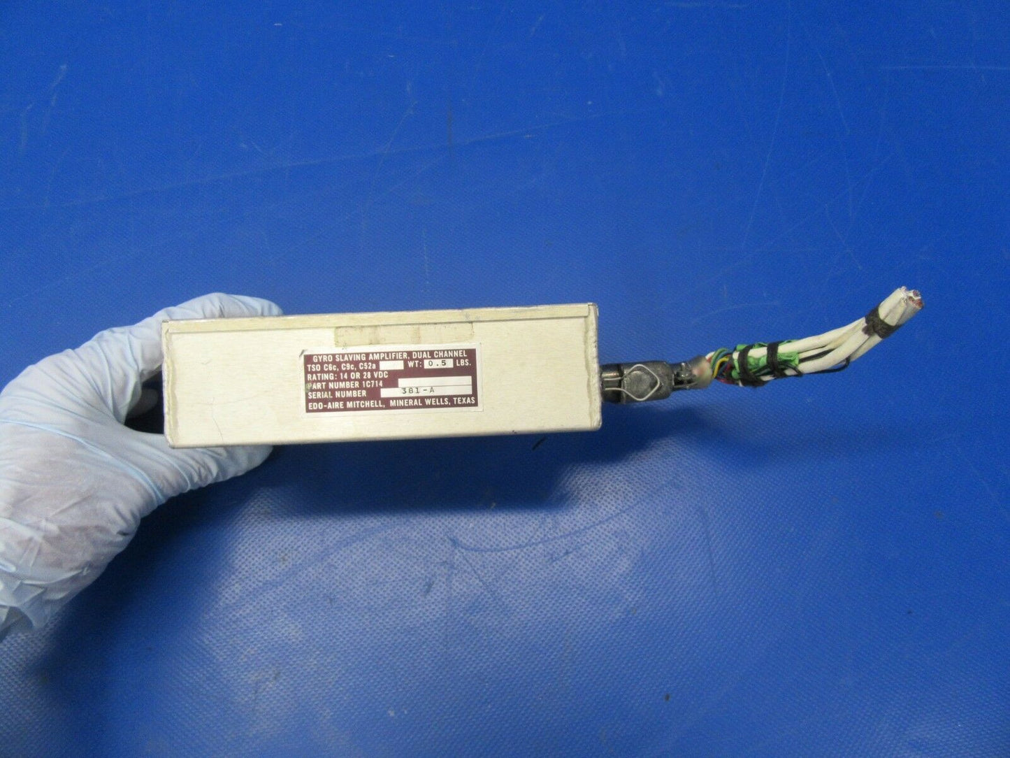 Edo Aire Mitchell Gyro Slaving Amplifier Dual Channel P/N 1C714 (0918-111)