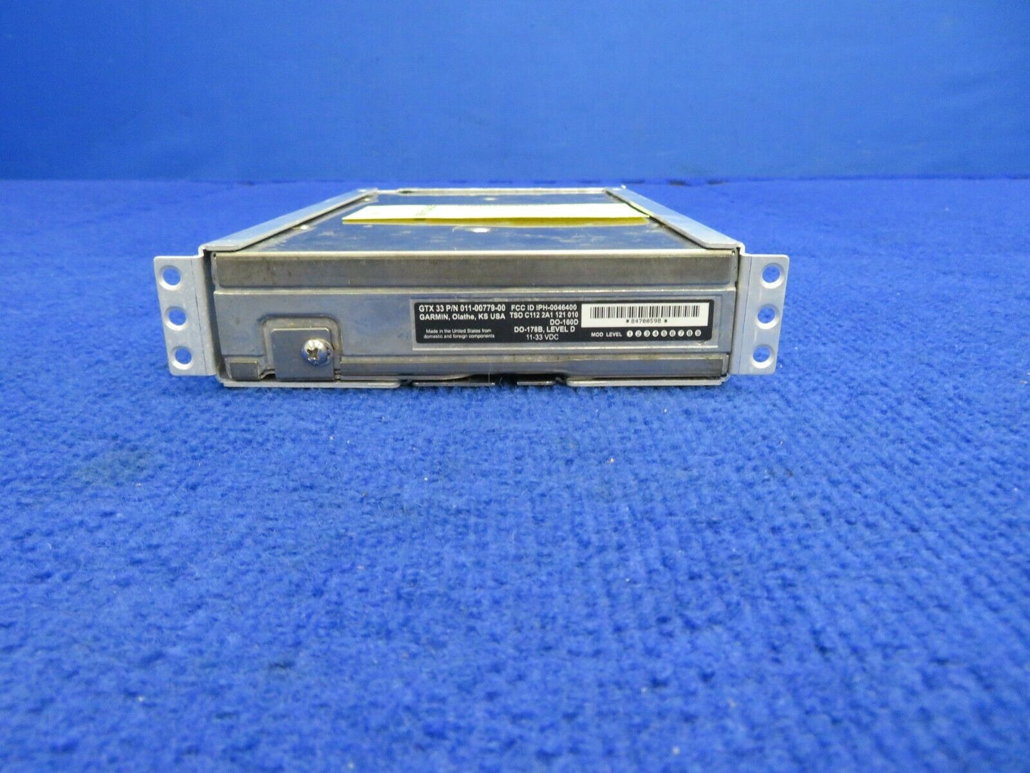 Diamond DA-40 Garmin GTX33 w/ Tray P/N 011-00779-00 - 30 Day Warranty (0422-390)
