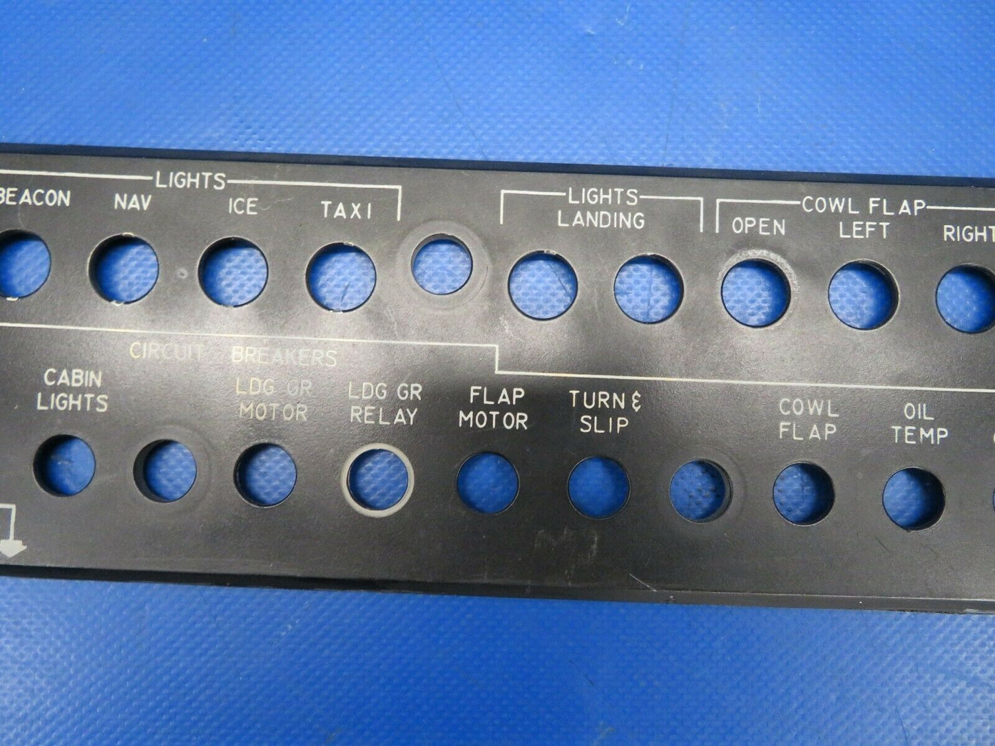 Beech Baron 95-A55 Instrument Sub Panel LH 96-324034 (0120-359)