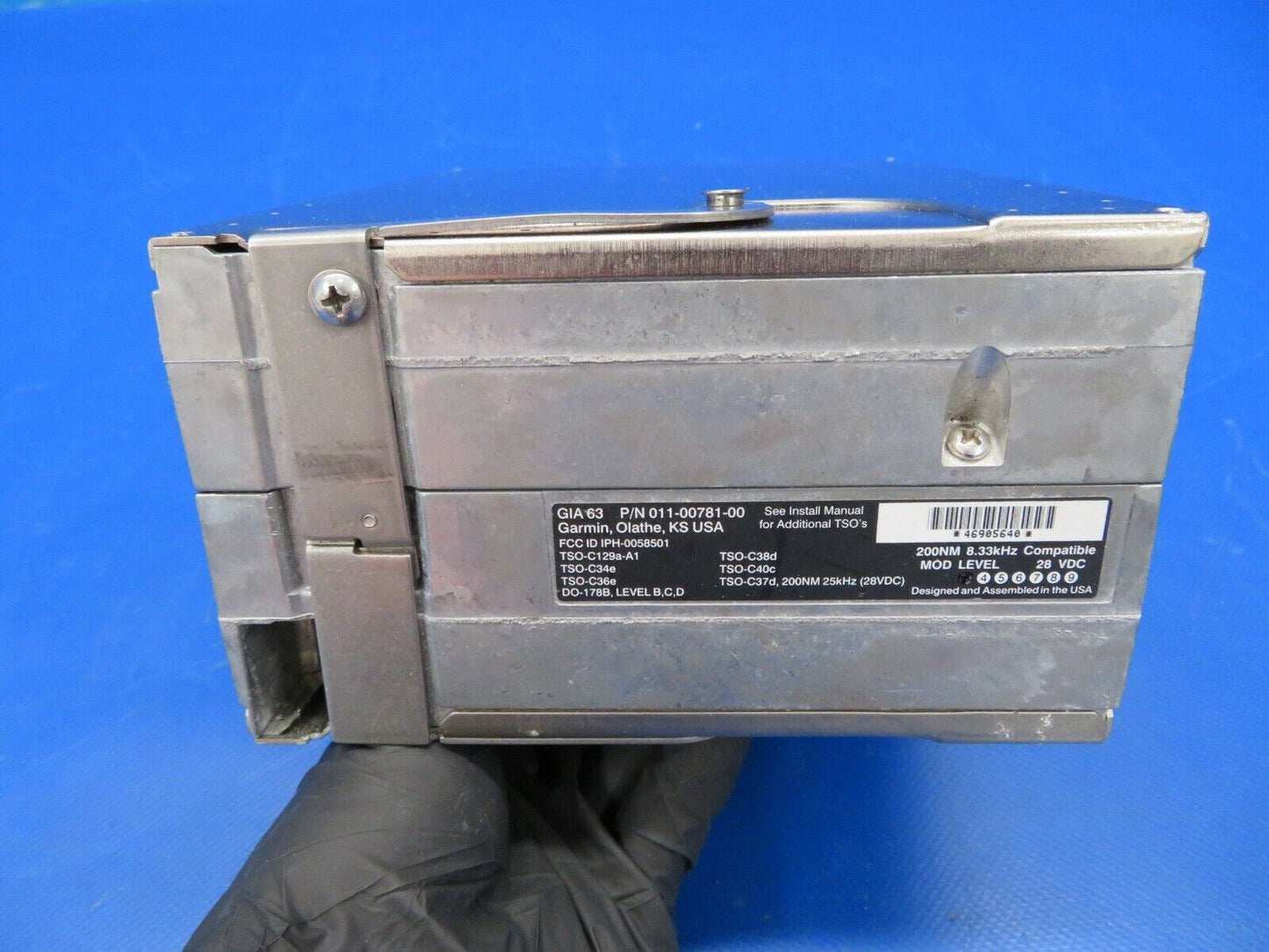 Garmin GIA 63 Interface Adapter / Integrated Avionics 28V 011-00781-00 (0220-04)
