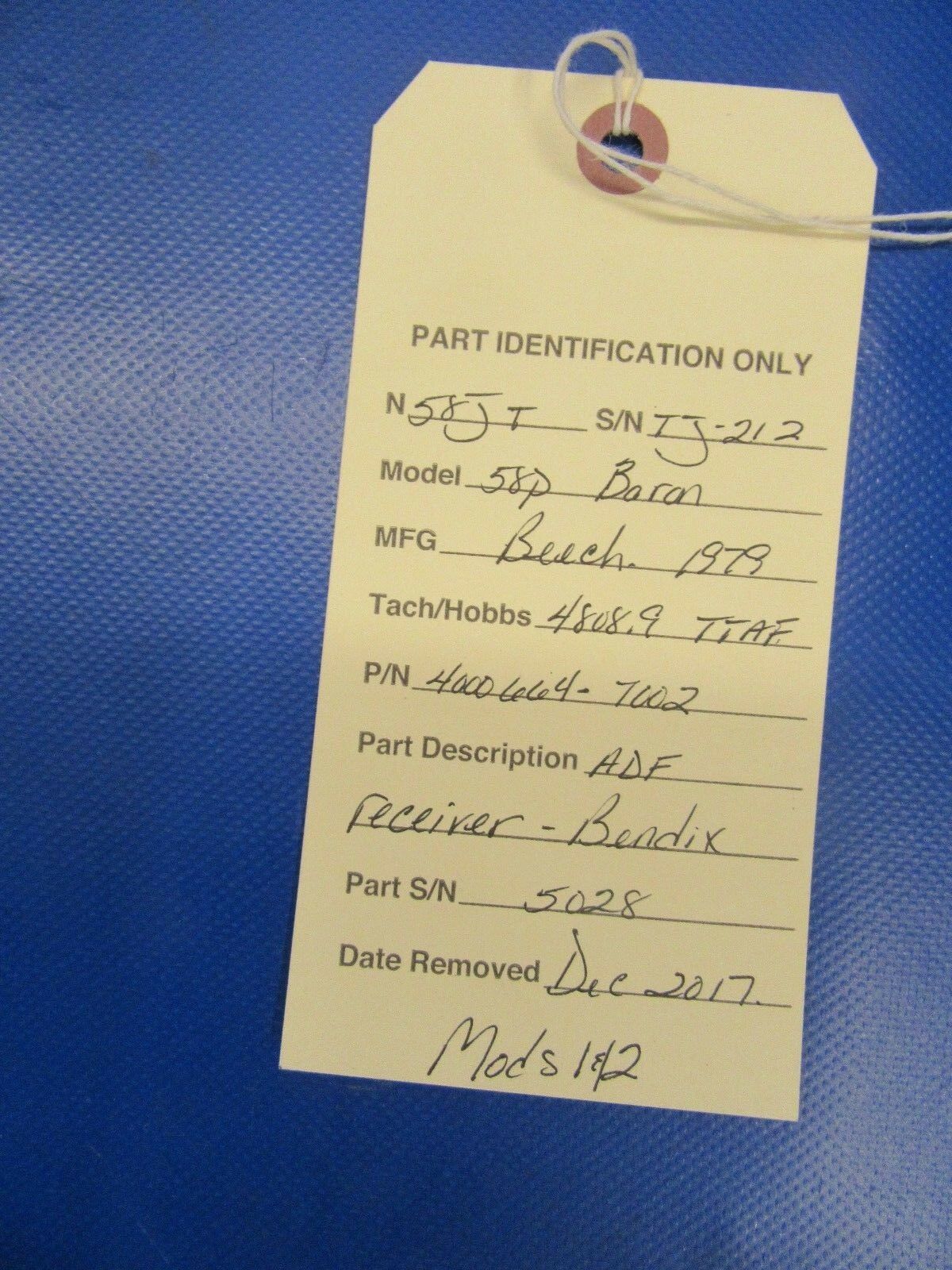 Bendix ADF Receiver Mods 1 & 2 P/N 4000664-7002 (0218-135)